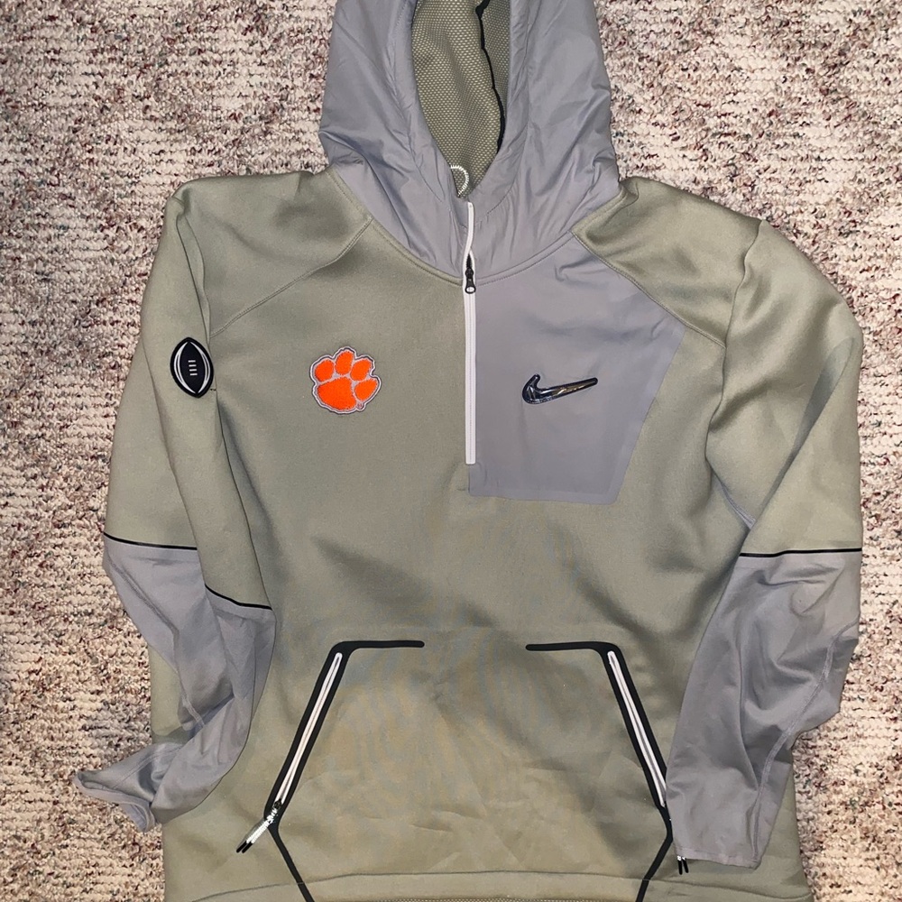 Nike CFP Clemson Tigers 1/2 Zip Hoodie Size XL